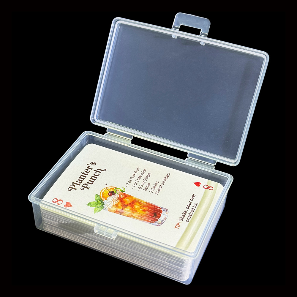 Cocktail Recipe Book - 54枚入り カクテルレシピ プレイカード バーテンダーガイド ポーカーデッキ パーティー