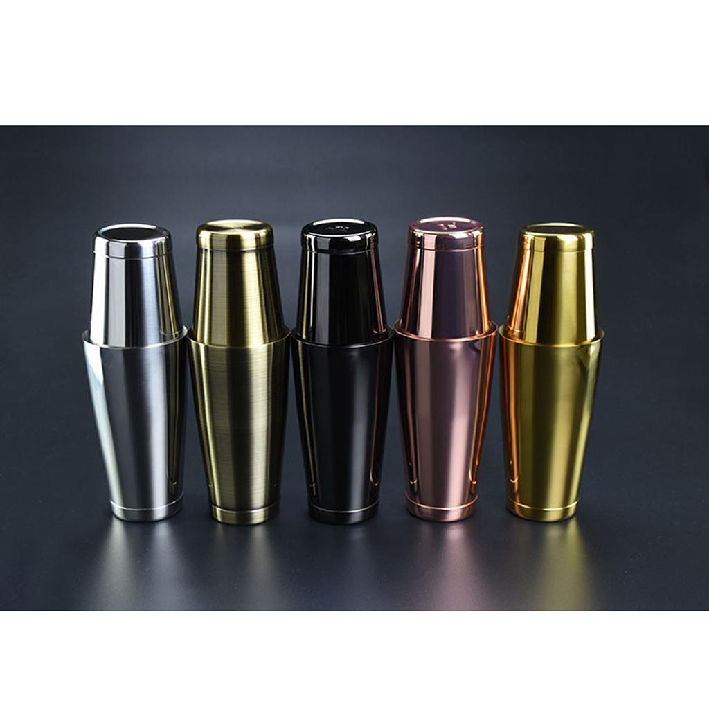 Boston Shaker Set - ステンレス製ティンバーシェーカーセット ボストンシェーカー プロ仕様ミキシングカップ カクテルドリンク用 バー向け