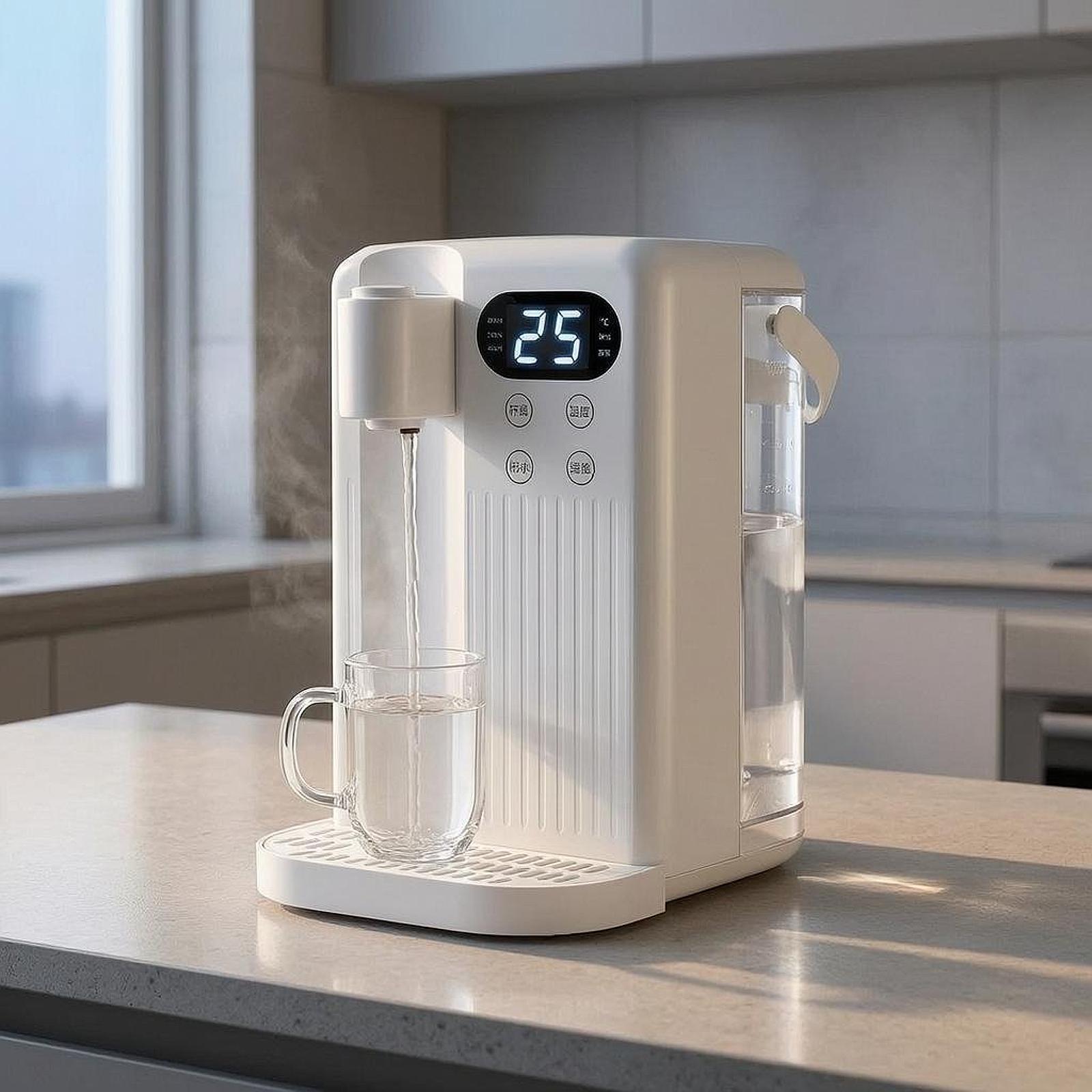 Home Bar And Kitchen - 温度調節可能な卓上ウォーターディスペンサー、家庭用キッチン、寝室、ティーバー用の電気式温冷飲料機