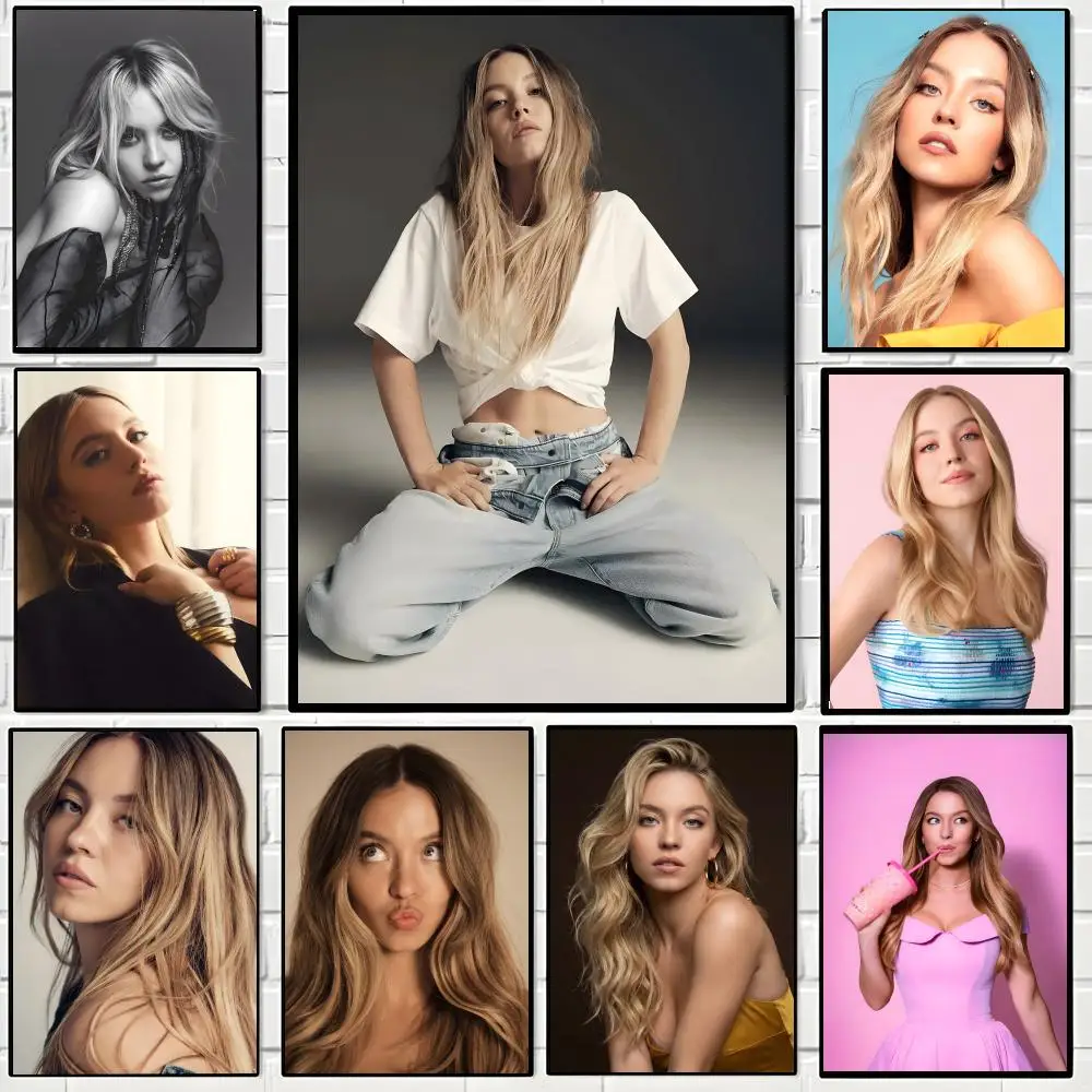 Home Bar Sydney - S-Sydney Sweeney ポスター 高品質のヴィンテージプリントとポスター。家庭、バー、カフェ、美的な壁飾りに最適です。