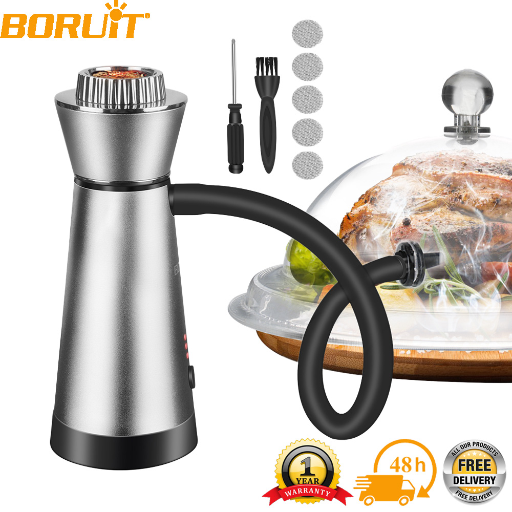 Smoking Gun Kit - BORUiT スモークインフューザー 食品・飲料用 冷煙発生器 バー ポータブル分子料理