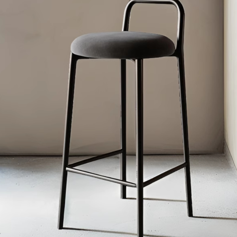 Home Bar Seating - モダンミニマリストハイバースツール、積み重ね可能、家庭用キッチンカウンターチェア、KTV＆バーフロント用エンターテイメントシート