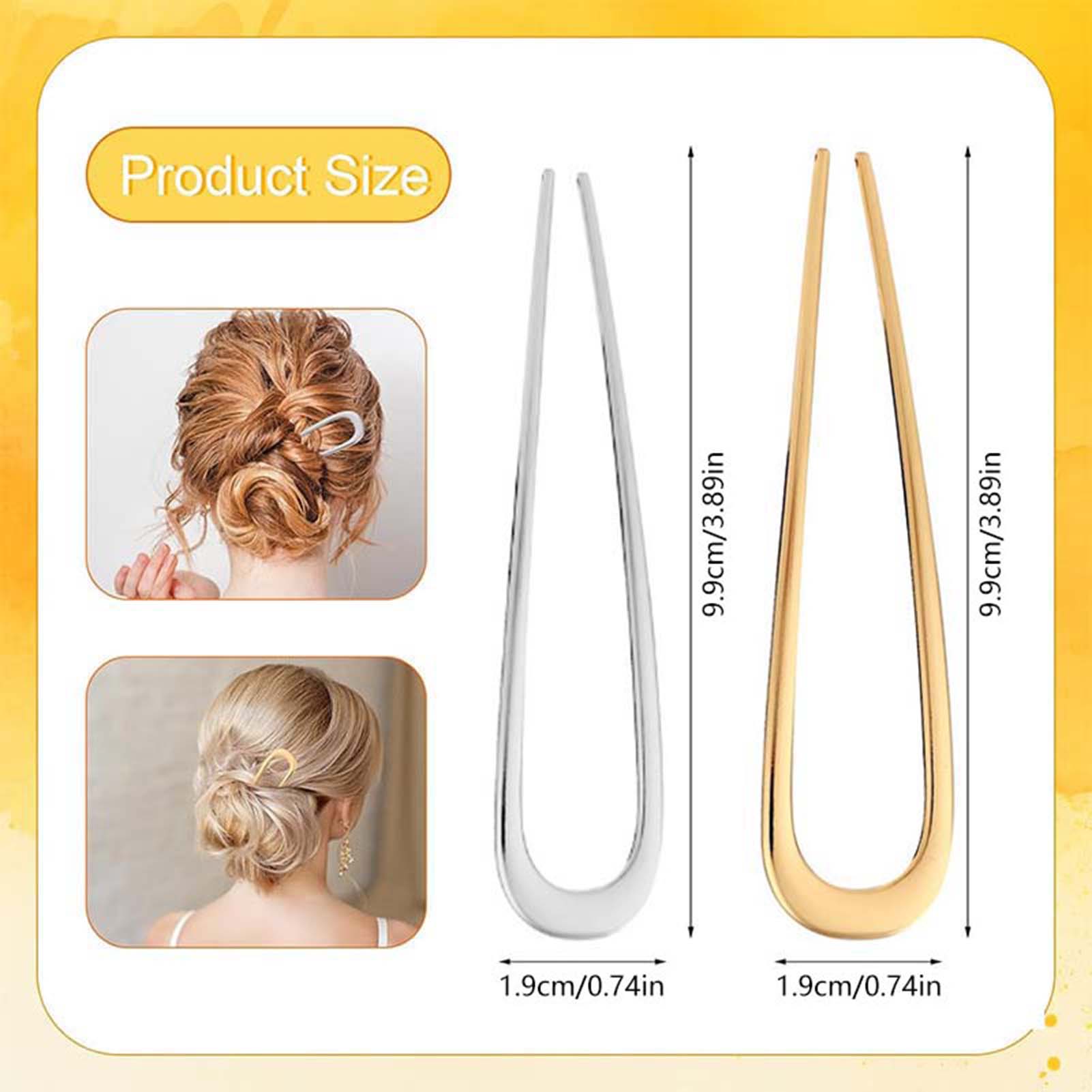 フランス製U字型ヘアピン ヴィンテージメタルヘアフォークステ - Home Barber のレビューと価格