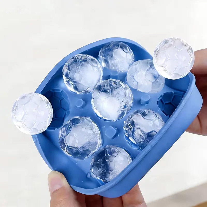 9穴シリコン製サッカーボール/アイスホッケー型、型抜きが簡単 - Ice Mold Sphere のレビューと価格