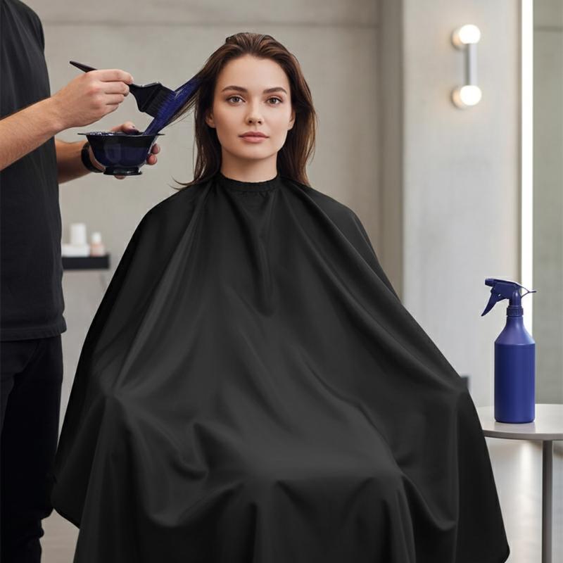 140×120cm 防水ヘアカットケープ 調節可能なスナップ - Home Barber のレビューと価格