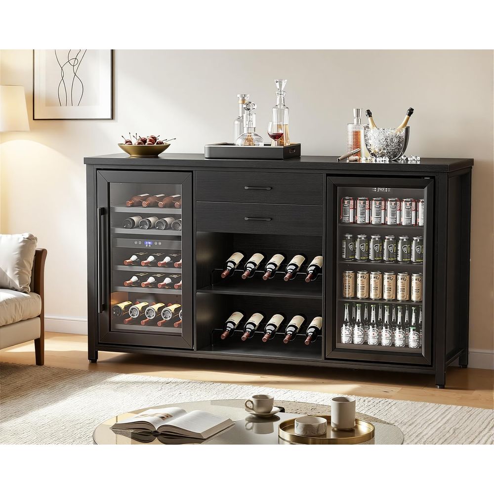 大型コービーバーキャビネット、2つのリッジスペース付き、長さ - Home Bar And Cabinet のレビューと価格