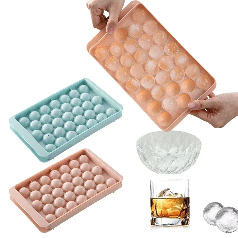 ラウンドアイスキューブトレイクリエイティブホッケーボールメー - Ice Mold Sphere のレビューと価格