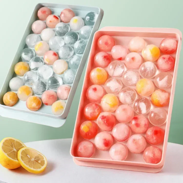 ラウンドアイスキューブトレイクリエイティブホッケーボールメー - Ice Mold Sphere のレビューと価格