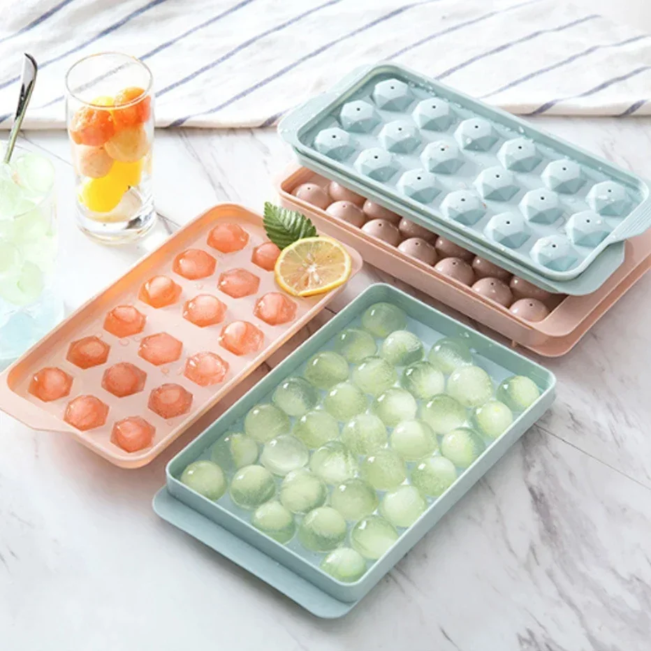 ラウンドアイスキューブトレイクリエイティブホッケーボールメー - Ice Mold Sphere のレビューと価格