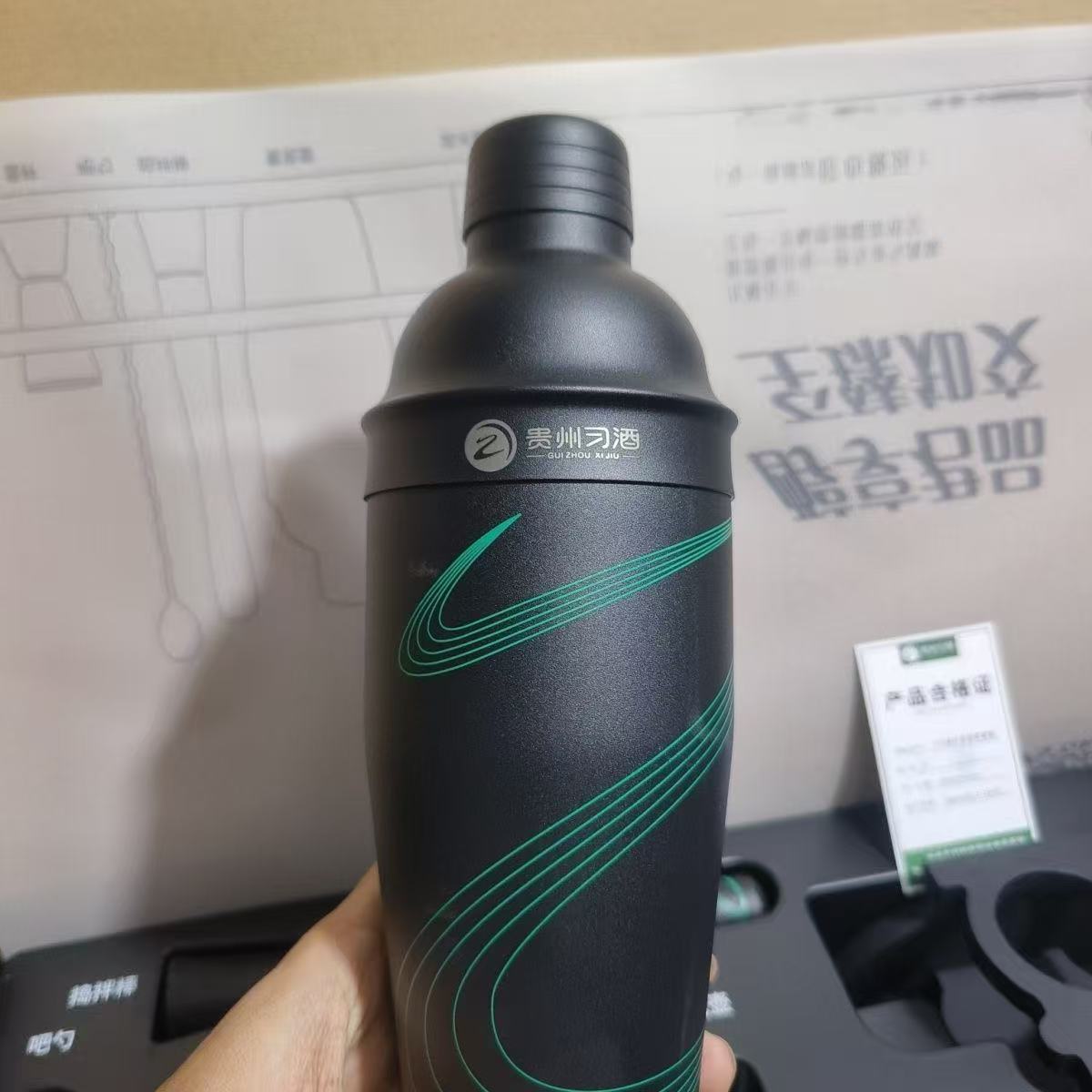 プレミアム7ピース316ステンレス鋼ミクソロジーセット |  - Boston Shaker Set のレビューと価格