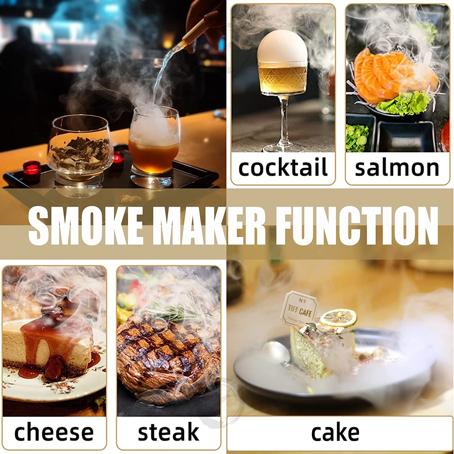 ポータブルベポーラーブラスターキット - インスタント食品と - Smoking Gun Kit のレビューと価格