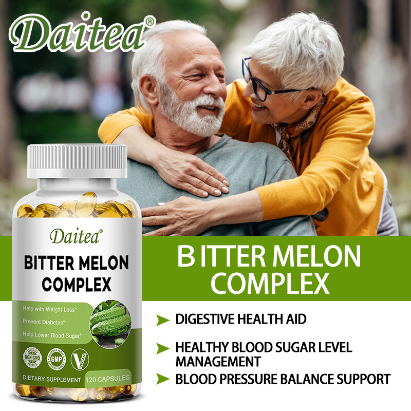 Daitea 天然ゴーヤエキス カプセル - 体重管理と正常 - Bitters Bottle Set のレビューと価格