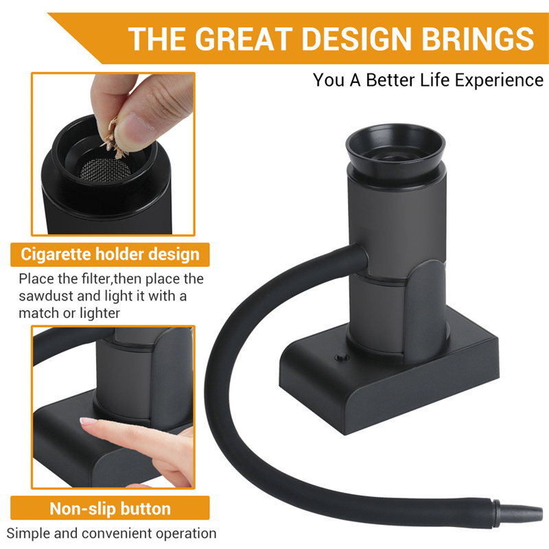 ポータブルカクテルスモーカーキット、ウッドチップ付きスモーキ - Smoking Gun Kit のレビューと価格