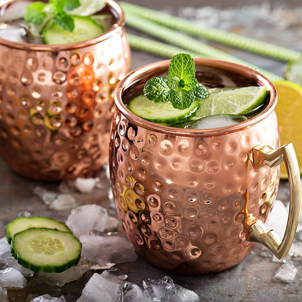 モスコミュールマグ耐久性のある銅ビールジョッキコーヒーマグミ - Mule Copper Mug のレビューと価格