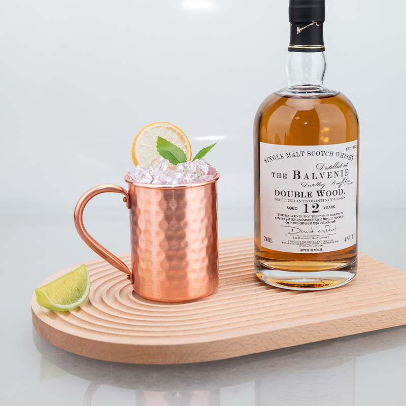 100% 銅モスクワミュールマグ 1/2/3/4 個耐久性の - Mule Copper Mug のレビューと価格