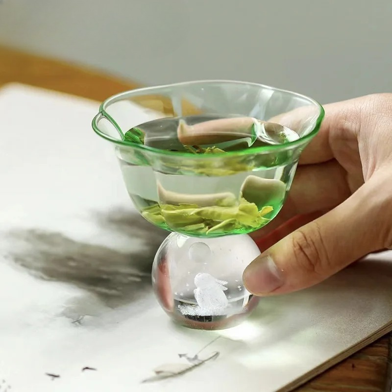 95ml ブティッククリスタルガラスフラワーティーカップ 月 - Highball Glass Set のレビューと価格