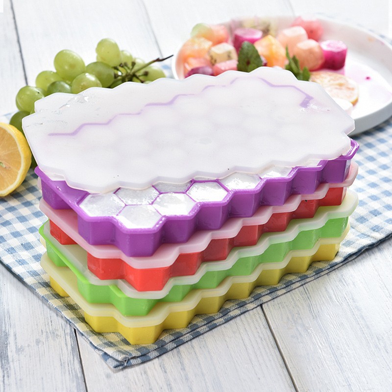 シリコンアイスグリッドボールキューブモールド、カバー付き、収 - Ice Mold Sphere のレビューと価格