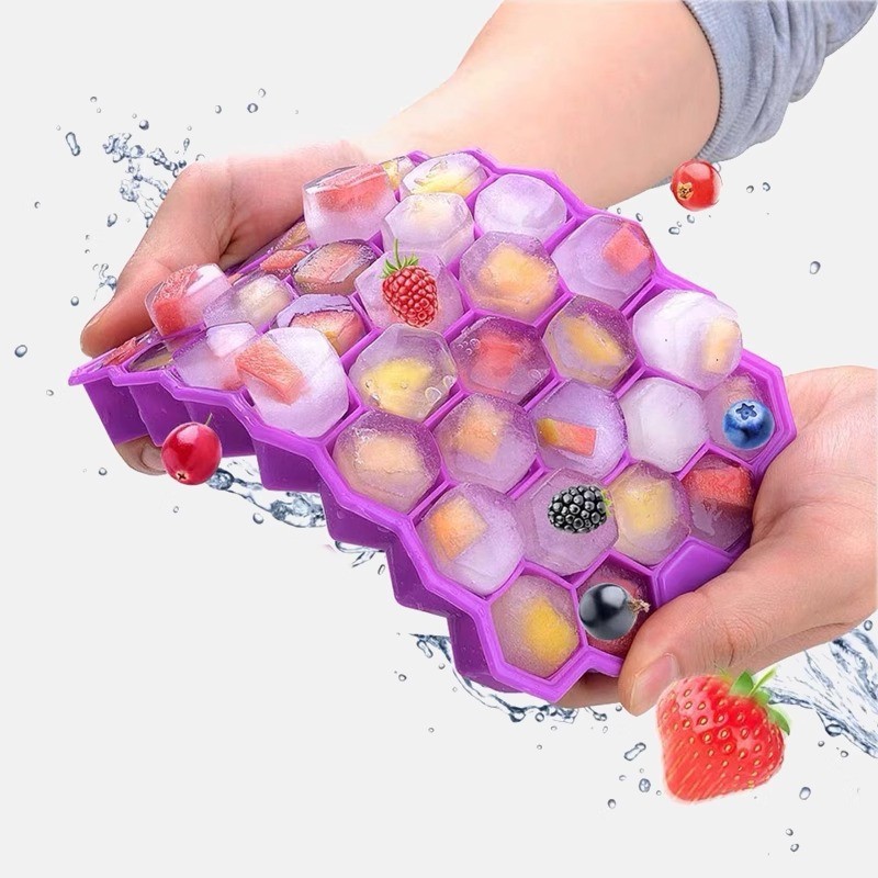 シリコンアイスグリッドボールキューブモールド、カバー付き、収 - Ice Mold Sphere のレビューと価格