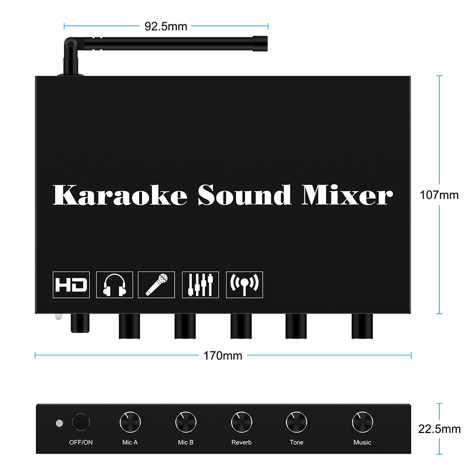 HDMI カラオケプレーヤーミキサーホームシアターワイヤレス - Home Bar And Theater のレビューと価格