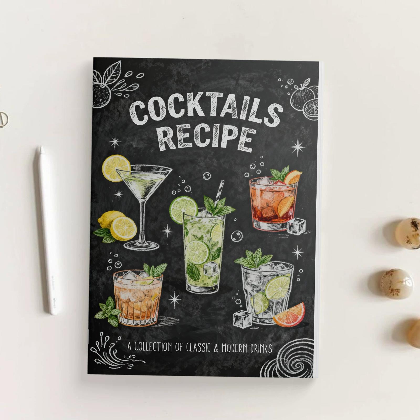 古典的で現代的なカクテルレシピブック、初心者向けのドリンク作 - Cocktail Recipe Book のレビューと価格