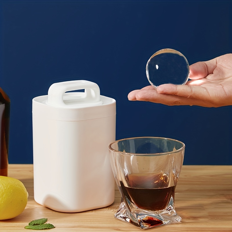 製氷皿、透明な大型シングルアイスボール、ウイスキーアイスボー - Ice Mold Sphere のレビューと価格