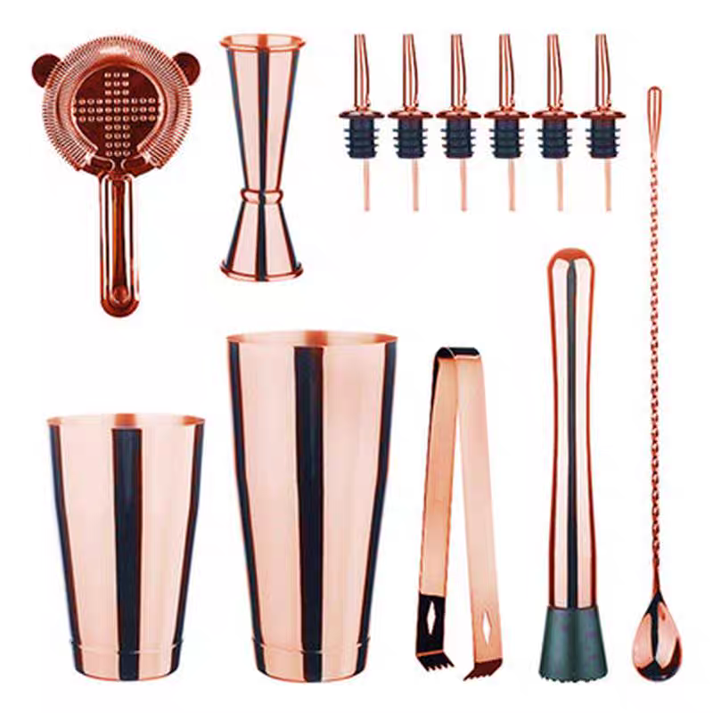 カクテルシェーカーバーセット：ウェイト付きボストンシェーカー - Boston Shaker Set のレビューと価格