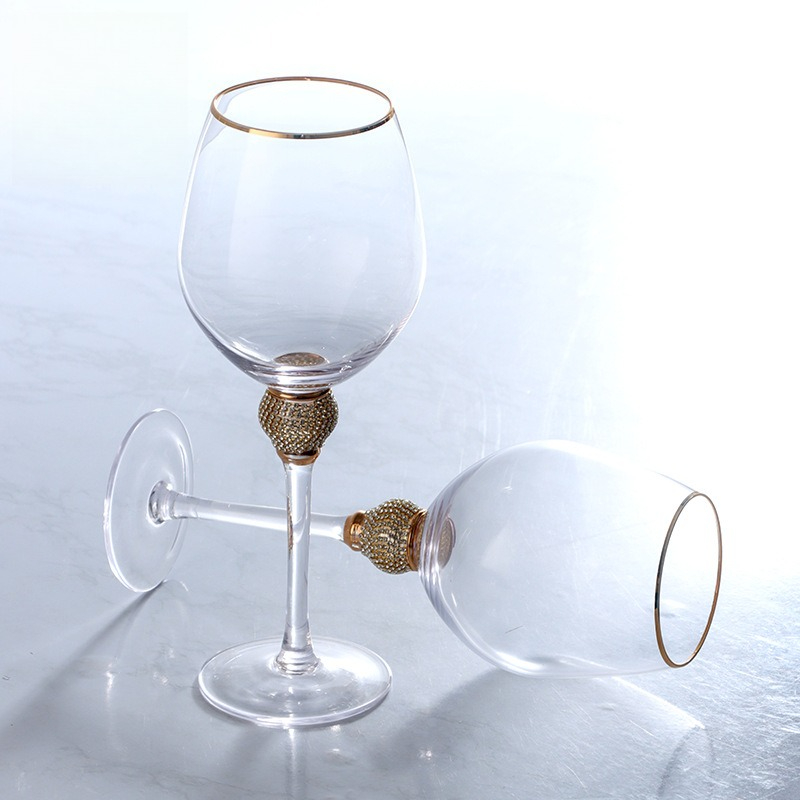 高級ダイヤモンドゴールドリムハイボールグラスセットクリスタル - Highball Glass Set のレビューと価格