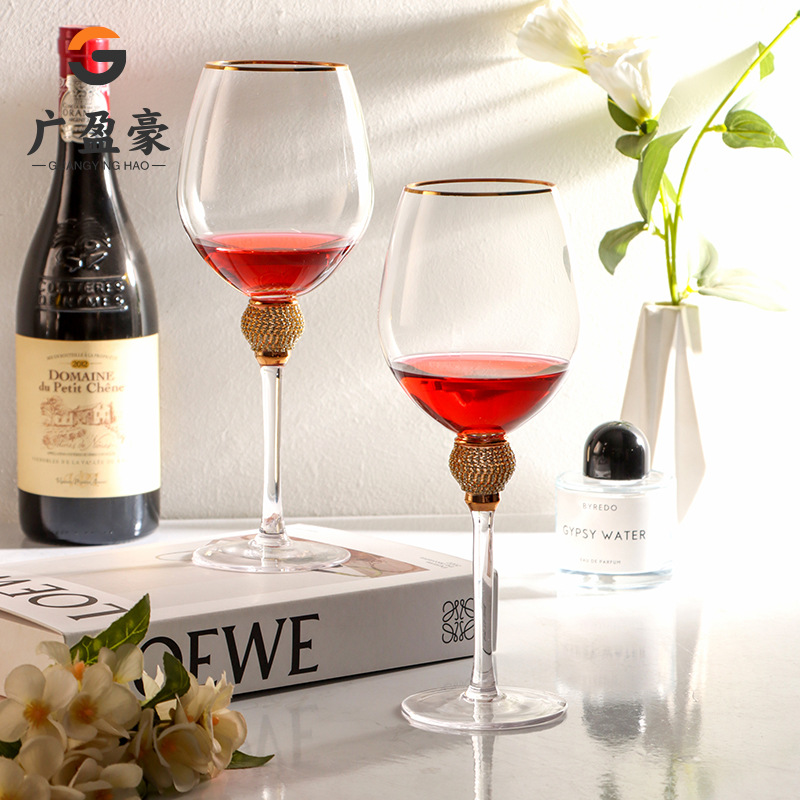 高級ダイヤモンドゴールドリムハイボールグラスセットクリスタル - Highball Glass Set のレビューと価格