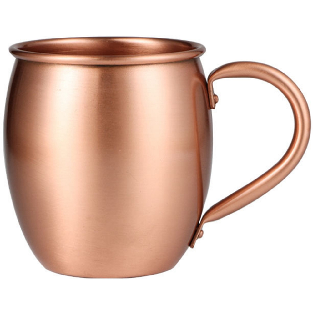 冷たい飲み物用の純銅製マグカップ,ドラムカップ,カクテルカッ - Mule Copper Mug のレビューと価格