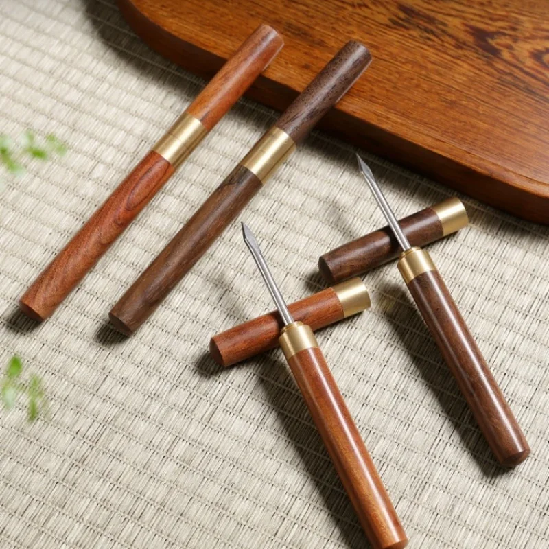 白檀茶針ステンレス鋼ティーナイフ木製ハンドルプーアル茶ツール - Ice Pick Pick のレビューと価格