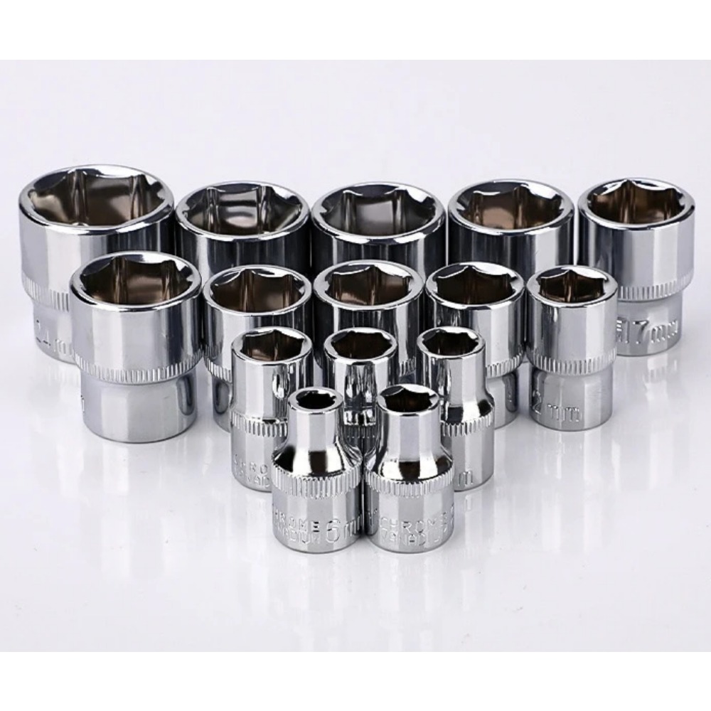 3/8 ショートソケット 6-24 ミリメートル外部六角ソケ - Home Bar Supplies のレビューと価格