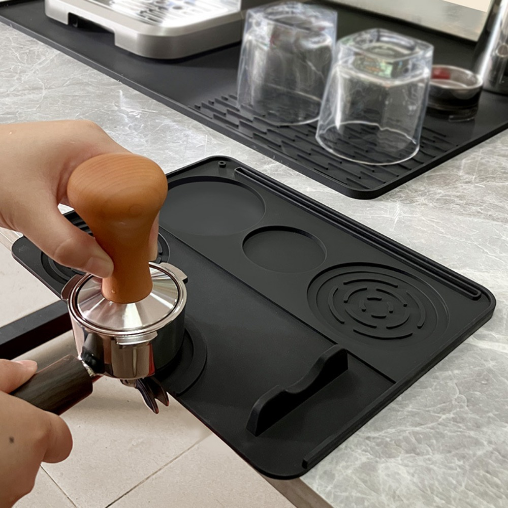 コーヒーメーカー用アクセサリー シリコンタンパーマット 滑り - Home Bar Supplies のレビューと価格