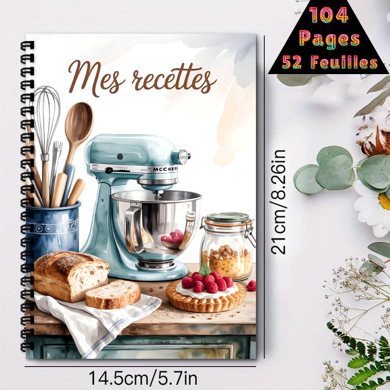 フランス料理のレシピ本、個人用レシピ本、家庭料理、食事日記、 - Cocktail Recipe Book のレビューと価格