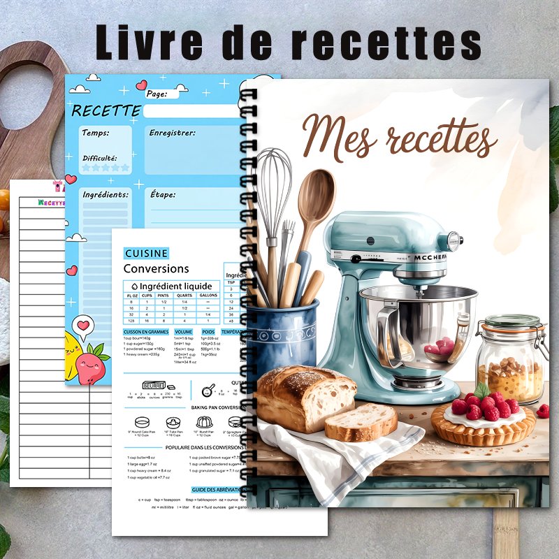 フランス料理のレシピ本、個人用レシピ本、家庭料理、食事日記、 - Cocktail Recipe Book のレビューと価格