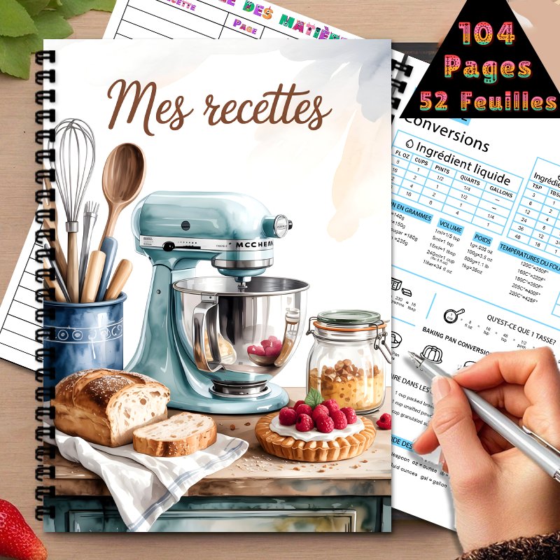 フランス料理のレシピ本、個人用レシピ本、家庭料理、食事日記、 - Cocktail Recipe Book のレビューと価格