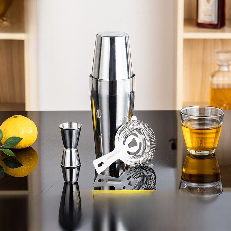ステンレス製バーツールセット カクテルシェーカー ボストンシ - Boston Shaker Set のレビューと価格