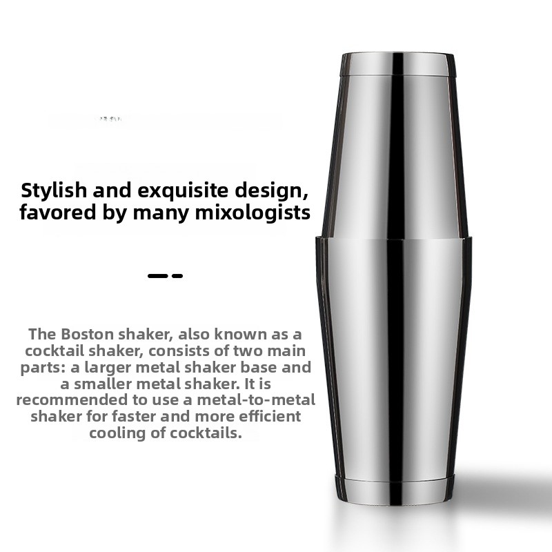 ステンレス製バーツールセット カクテルシェーカー ボストンシ - Boston Shaker Set のレビューと価格
