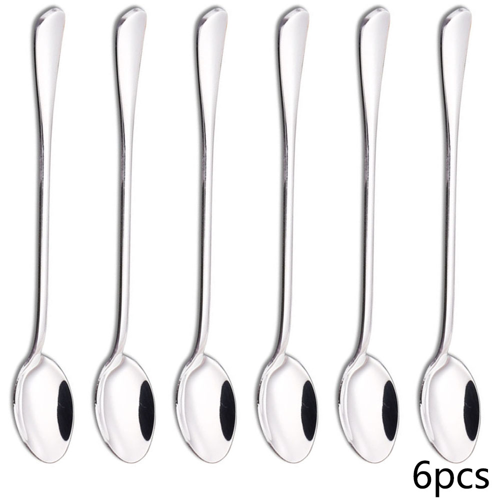 6 個ステンレス鋼アイスティースクープデザートスプーン食品グ - Ice Pick Pick のレビューと価格