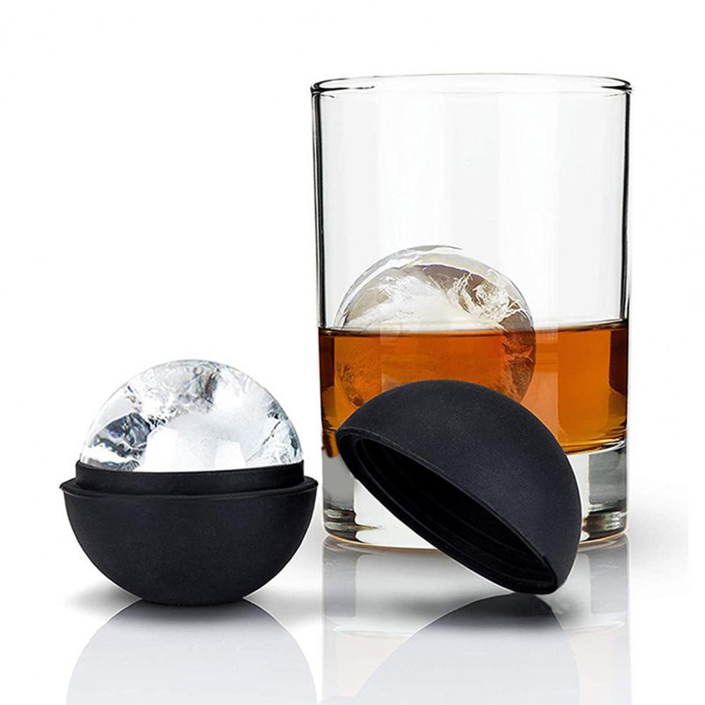 簡単に取り出せるシリコン製球形製氷皿 蓋付き 食品グレードの - Ice Mold Sphere のレビューと価格