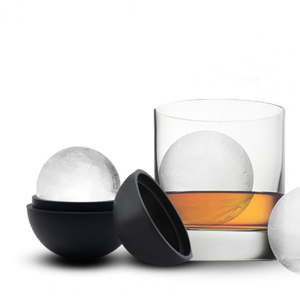 簡単に取り出せるシリコン製球形製氷皿 蓋付き 食品グレードの - Ice Mold Sphere のレビューと価格