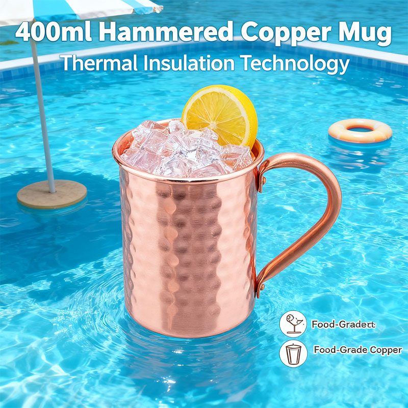 新品100%銅製カップ 純銅製 モスクワミュール用ピュアカッ - Mule Copper Mug のレビューと価格