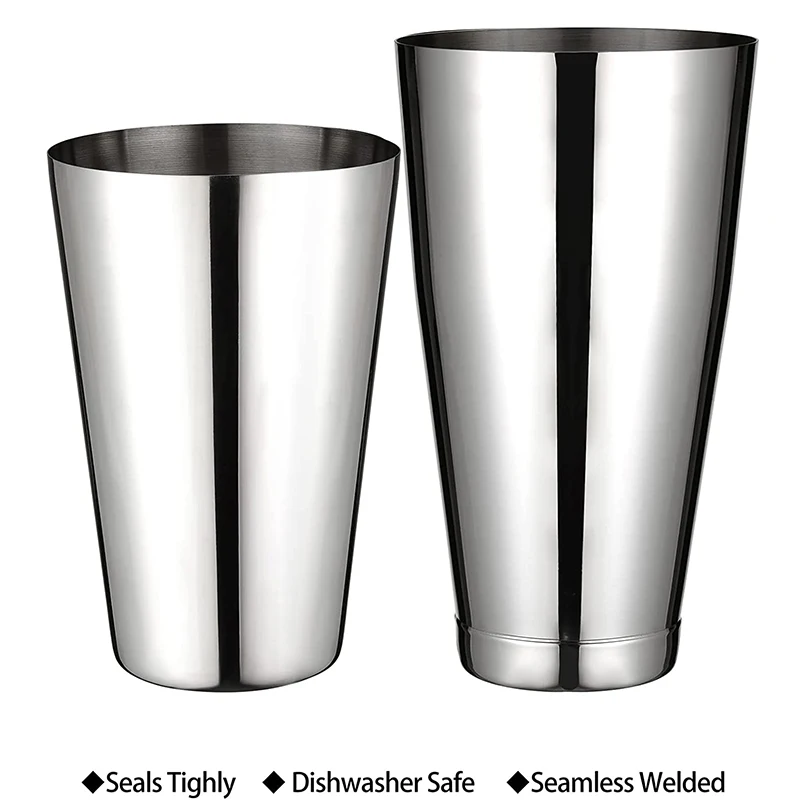 18オンス&28オンスのカクテルシェーカーセット、ドリンクミ - Boston Shaker Set のレビューと価格