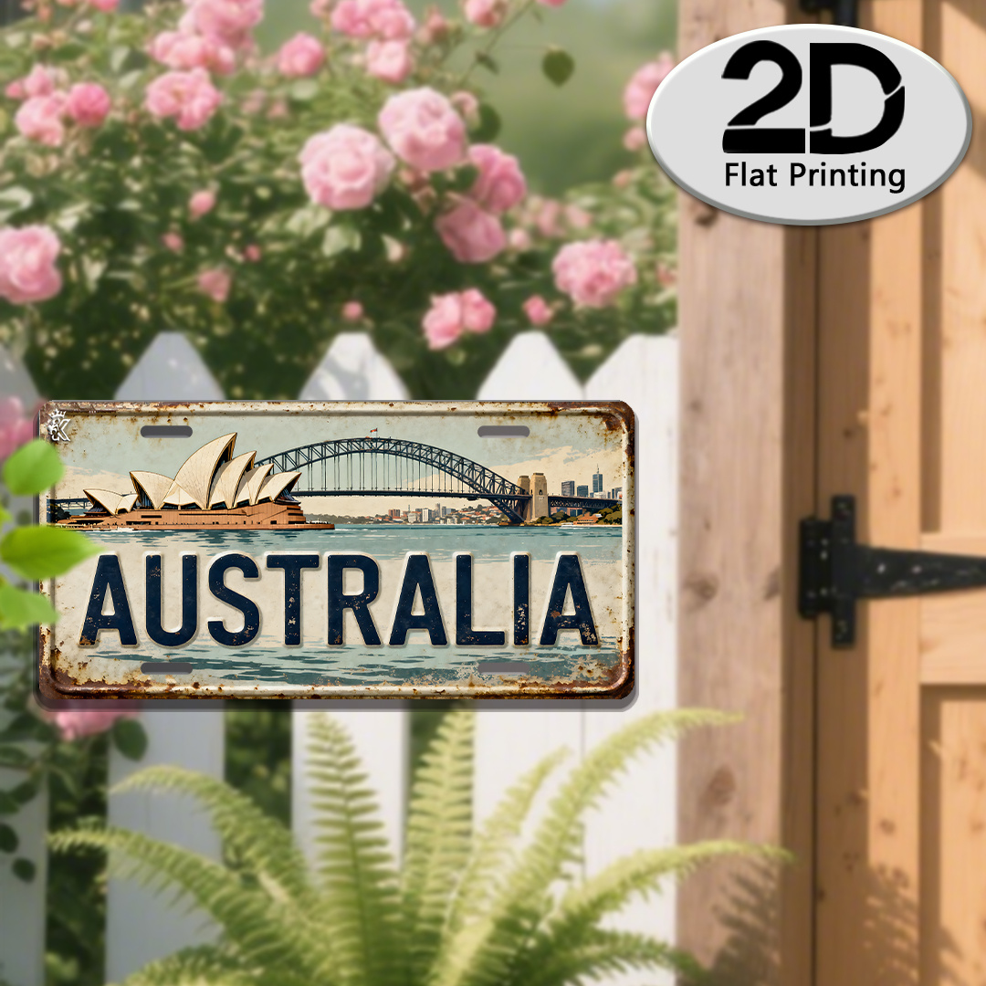 ALオーストラリア シドニー ライセンスプレートサイン -  - Home Bar Sydney のレビューと価格