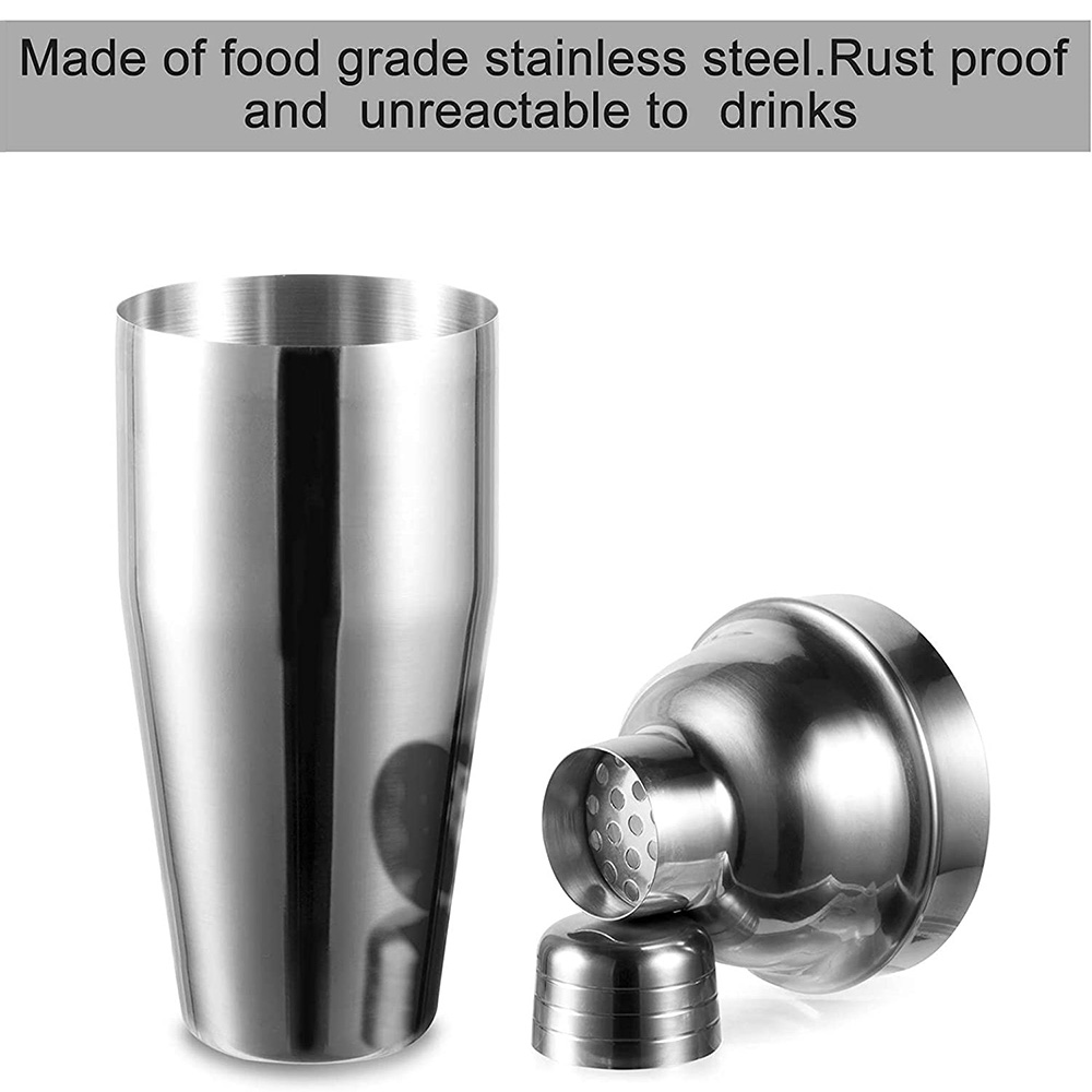 プロのカクテルシェーカーセットバーテンダー機器バーワインマテ - Boston Shaker Set のレビューと価格
