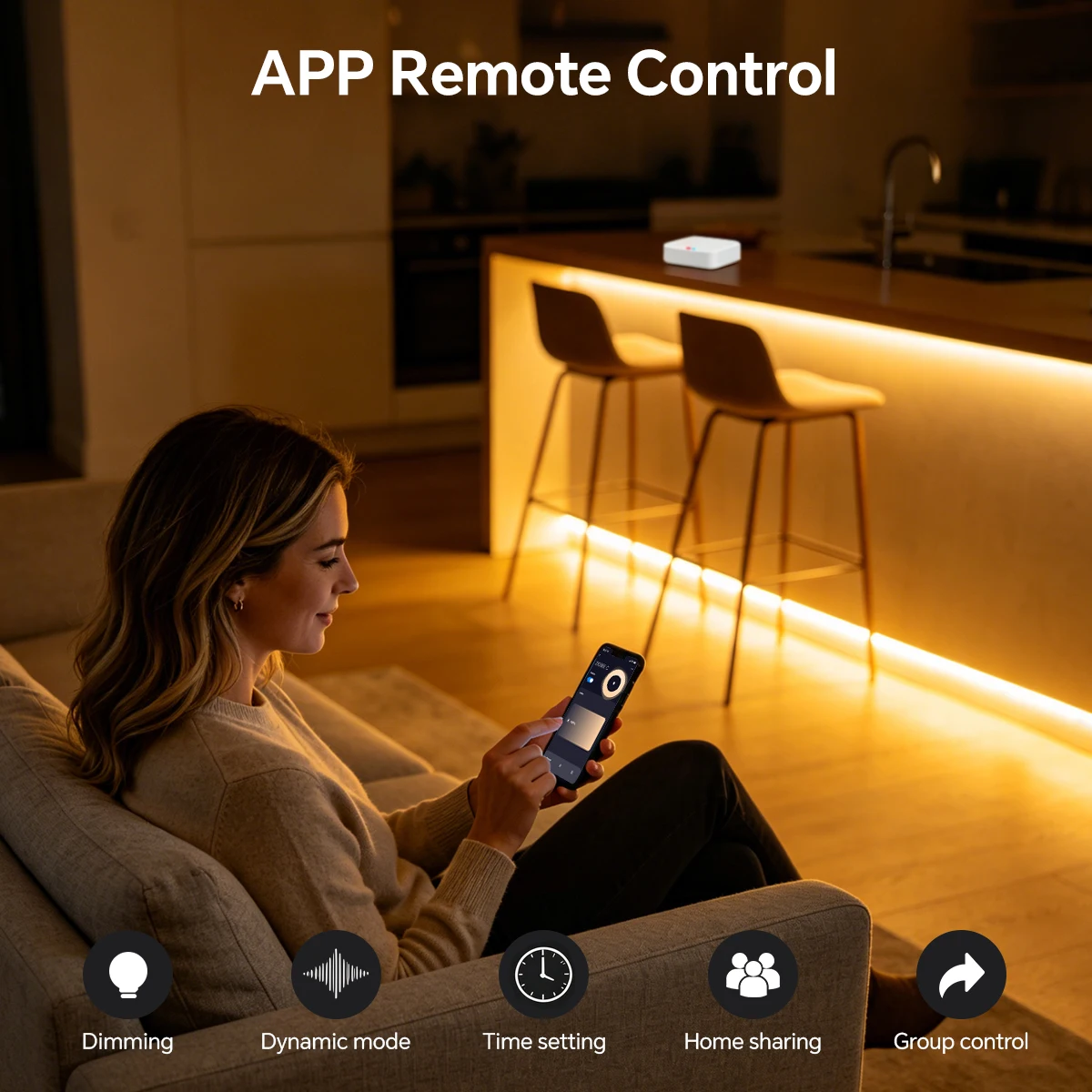 Zigbeeスマートアンダーキャビネットライト、Alexa  - Home Bar And Cabinet のレビューと価格