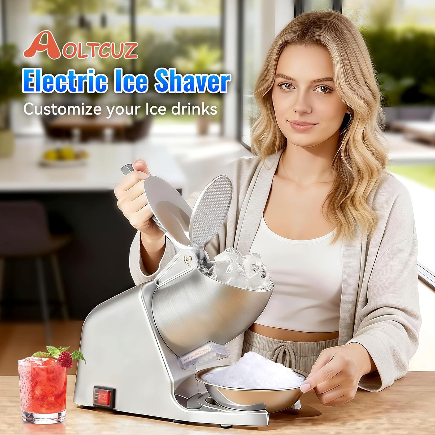 186lbs/h デュアルブレード製氷機、予備ブレードとアイ - Ice Pick Pick のレビューと価格