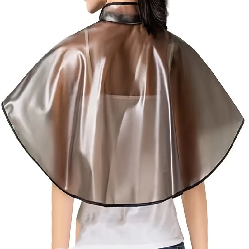 1pc 防水透明ヘアカットケープ、ヘアカラー用、家庭用および - Home Barber のレビューと価格