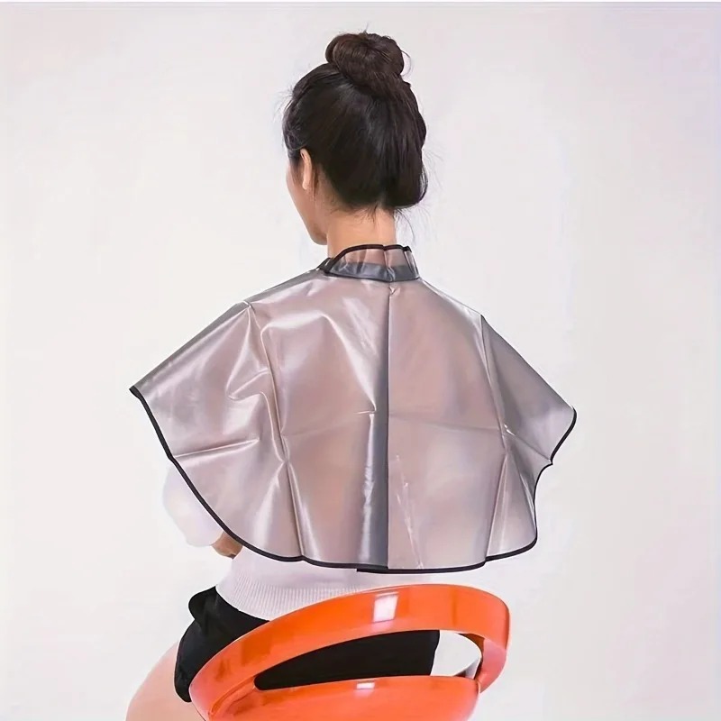 1pc 防水透明ヘアカットケープ、ヘアカラー用、家庭用および - Home Barber のレビューと価格