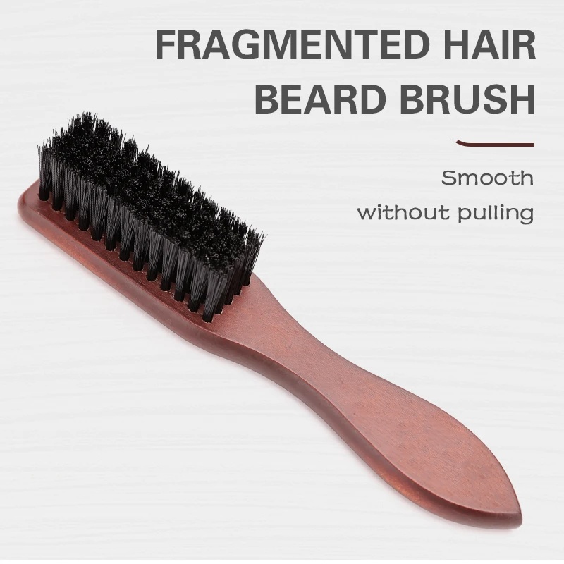 理髪プロフェッショナル木製ハンドル猪毛クリーニングブラシソフ - Home Barbershop のレビューと価格