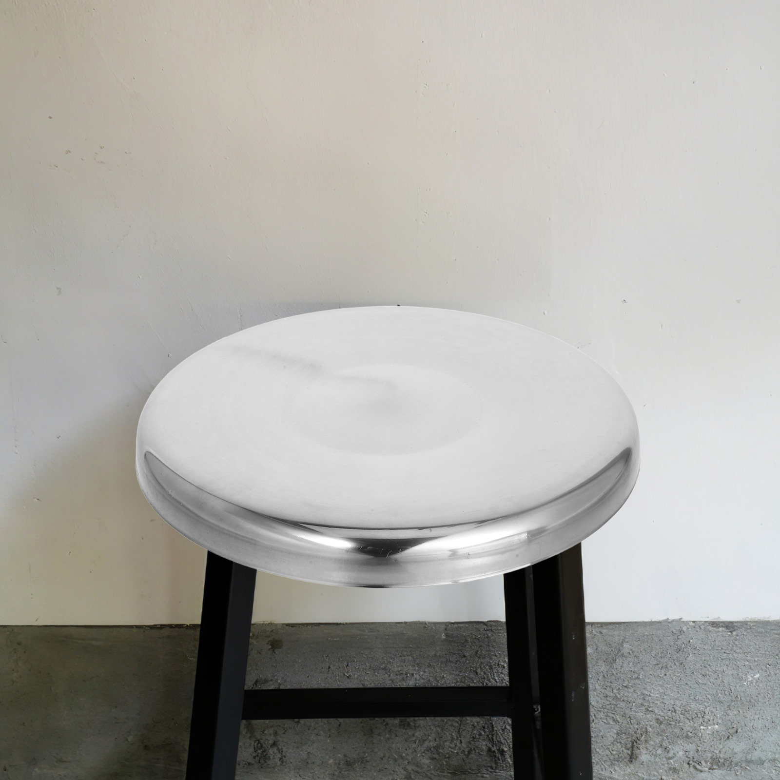 ステンレス製丸型スツールシート29cmヘビーデューティーチェ - Home Bar Stools のレビューと価格